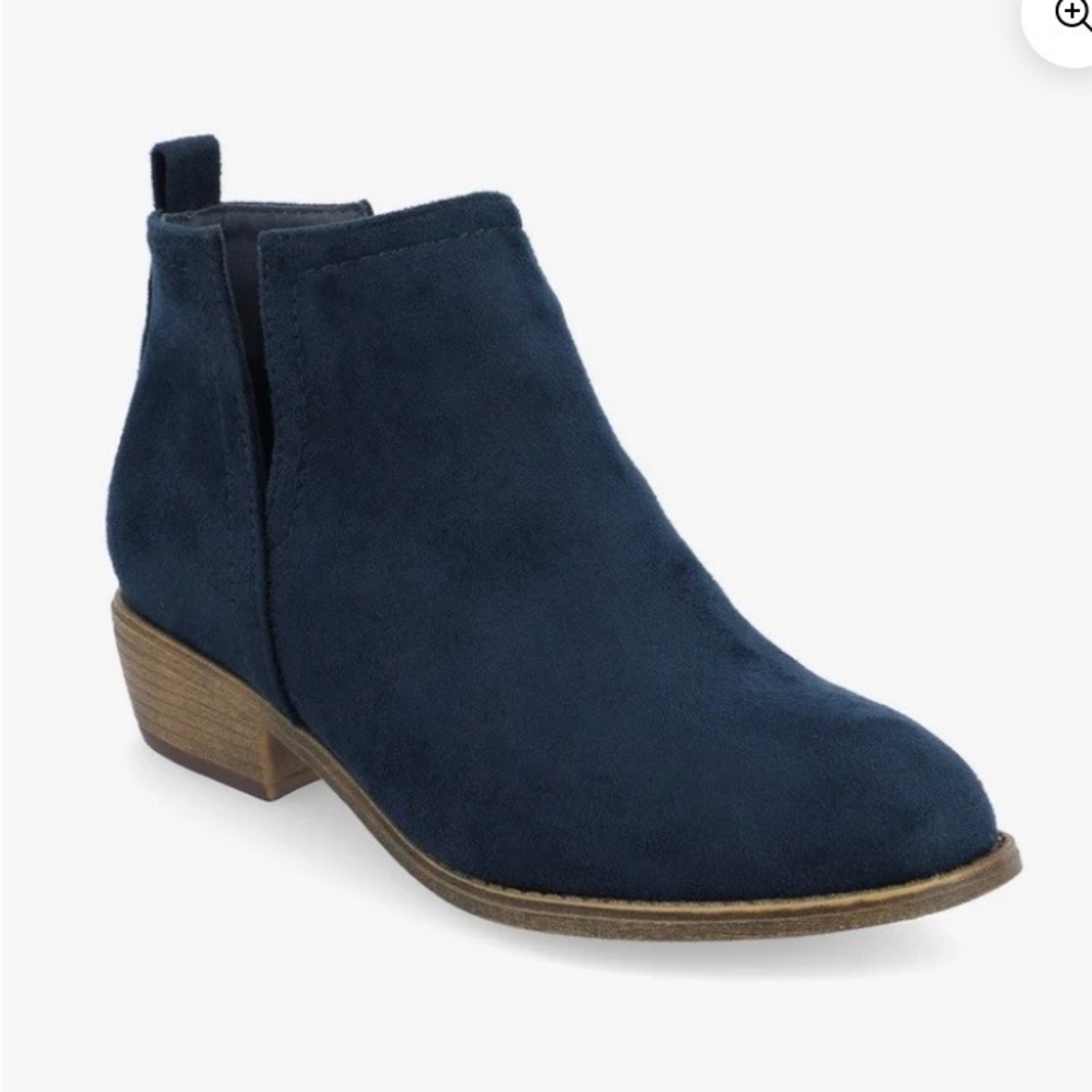 Journee Collection-Rimi Dark Blue Ankle‎ Booties Size 8.5WD